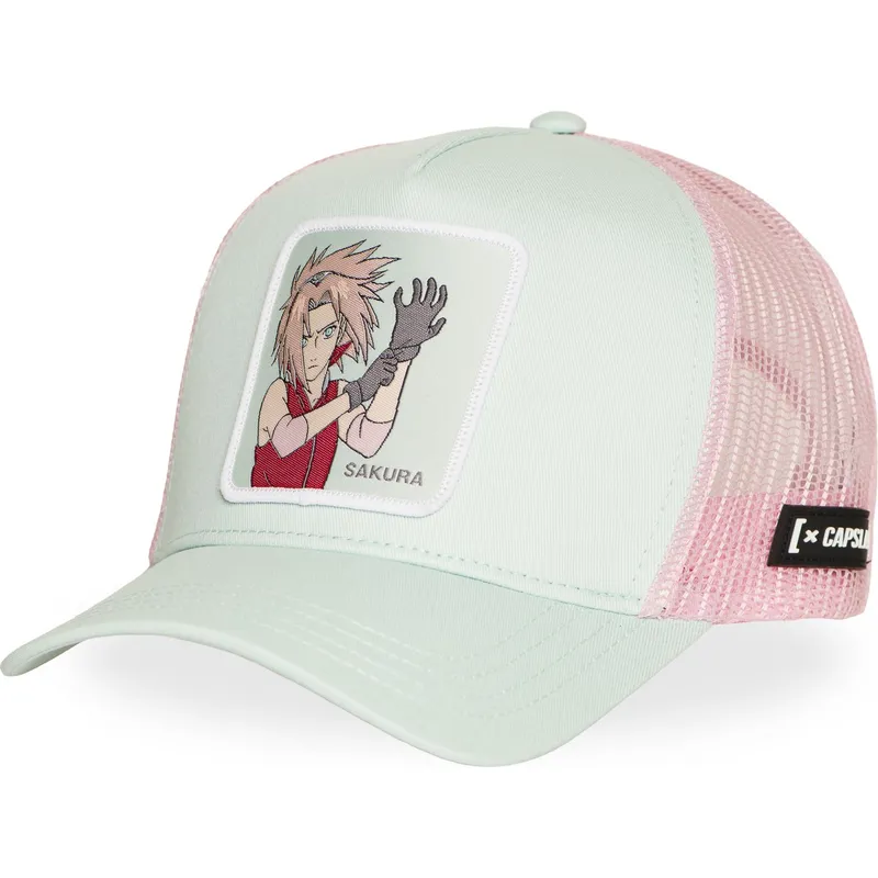 cappellino-trucker-verde-e-rosa-sakura-haruno-ns6-sakb-naruto-di-capslab
