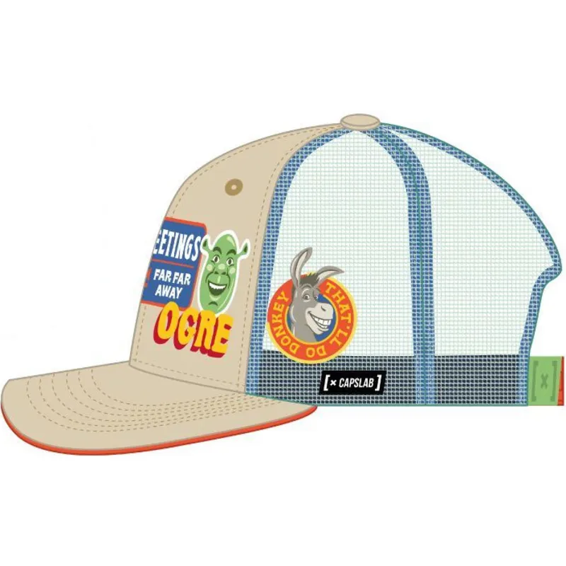 cap-curbata-beige-snapback-shrek-shrek-de-capslab