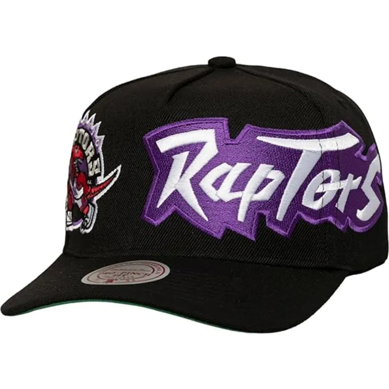 cappellino-curvo-nero-snapback-busted-pro-di-toronto-raptors-nba-di-mitchell-ness