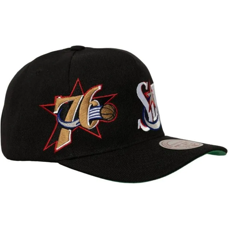 epci-curbata-negru-snapback-busted-pro-de-philadelphia-76ers-nba-de-mitchell-ness