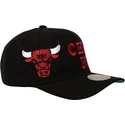 cappellino-curvo-nero-snapback-busted-pro-di-chicago-bulls-nba-di-mitchell-ness