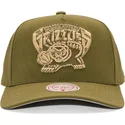 grune-gebogene-snapback-kappe-fashion-basic-pro-der-vancouver-grizzlies-nba-von-mitchell-ness