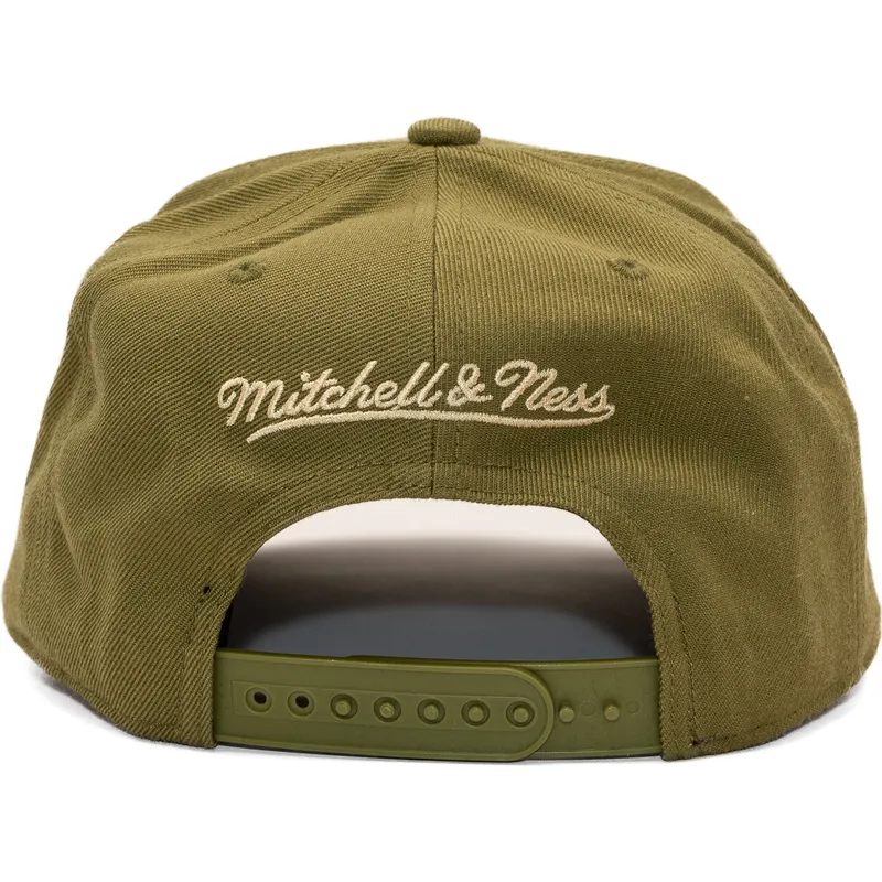cap-curbata-green-snapback-fashion-basic-pro-de-vancouver-grizzlies-nba-de-mitchell-ness