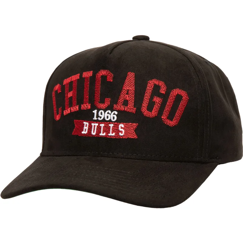 epci-curbata-negru-snapback-shady-suede-pro-de-chicago-bulls-nba-de-mitchell-ness