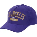 mitchell-ness-curved-brim-shady-suede-pro-los-angeles-lakers-nba-purple-snapback-cap