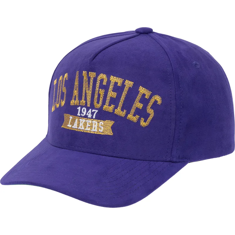 epci-curbata-violet-snapback-shady-suede-pro-de-los-angeles-lakers-nba-de-mitchell-ness