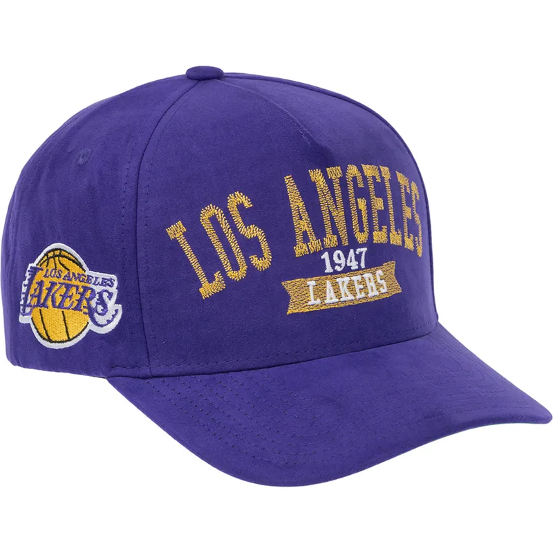 epci-curbata-violet-snapback-shady-suede-pro-de-los-angeles-lakers-nba-de-mitchell-ness