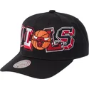 cappellino-curvo-nero-snapback-hyper-type-pro-di-chicago-bulls-nba-di-mitchell-ness