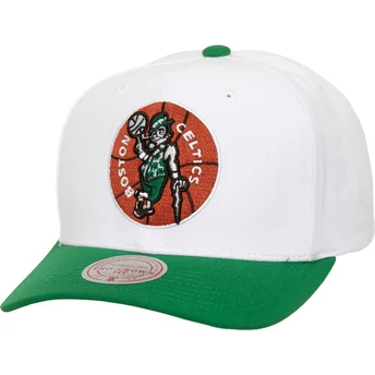 Grön kurvad keps snapback Team 2 Tone 2.0 Pro från Boston Celtics NBA av Mitchell & Ness