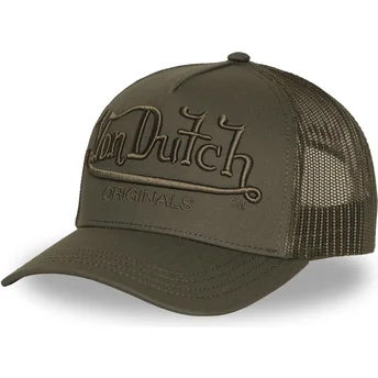 Von Dutch EMB04 Green Trucker Hat