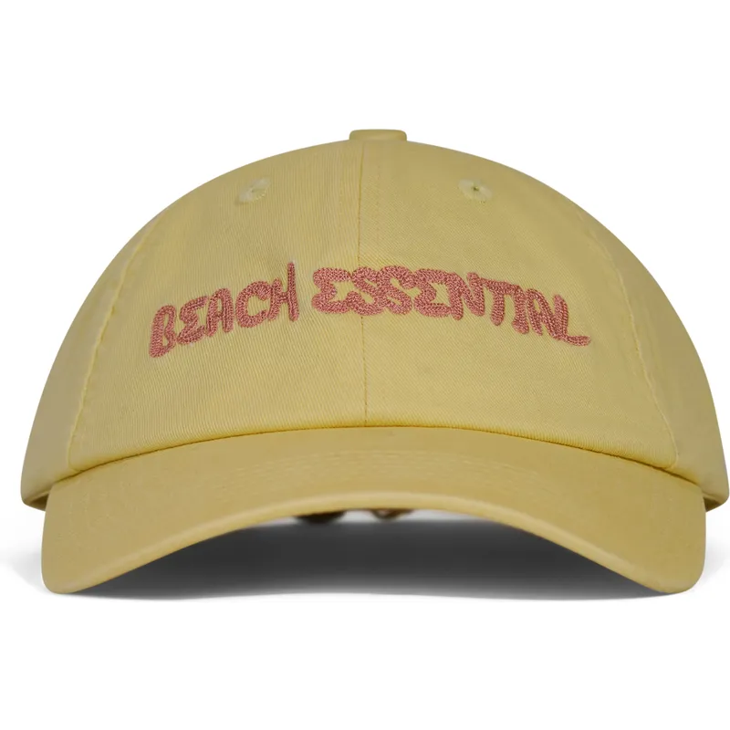 gorra-curva-amarilla-ajustable-beach-essential-de-pica-pica
