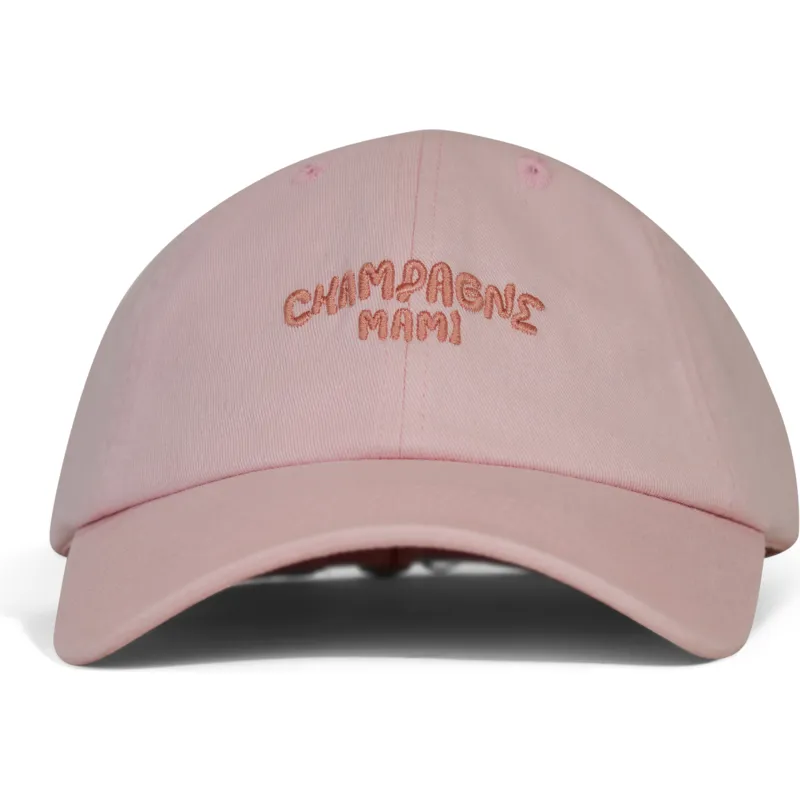 verstellbare-rosa-kappe-mit-gebogenem-schirm-champagne-mami-von-pica-pica