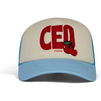 Trucker-Cap blau und weiß CEO of Fun von Pica Pica