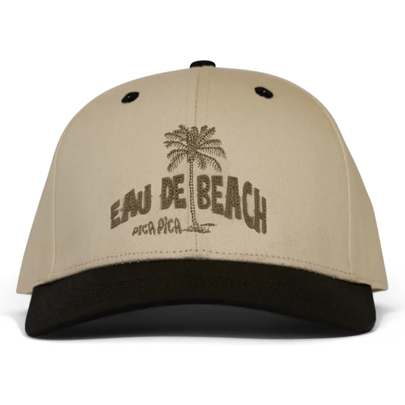 bezowo-czarna-zakrzywiona-czapka-snapback-eau-de-beach-od-pica-pica