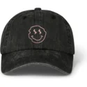 epci-curbata-negru-reglabila-smiley-washed-de-pica-pica