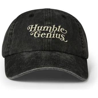 Șepci curbată negru reglabilă Humble Genius Washed de Pica Pica