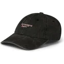 casquette-courbee-noire-ajustable-champagne-mami-washed-pica-pica