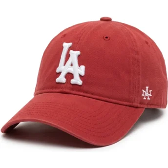 Gorra curva roja ajustable Archive de Los Angeles Dodgers...