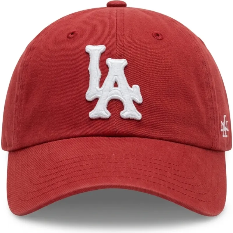 rote-verstellbare-gebogene-kappe-archive-der-los-angeles-dodgers-mlb-von-american-needle