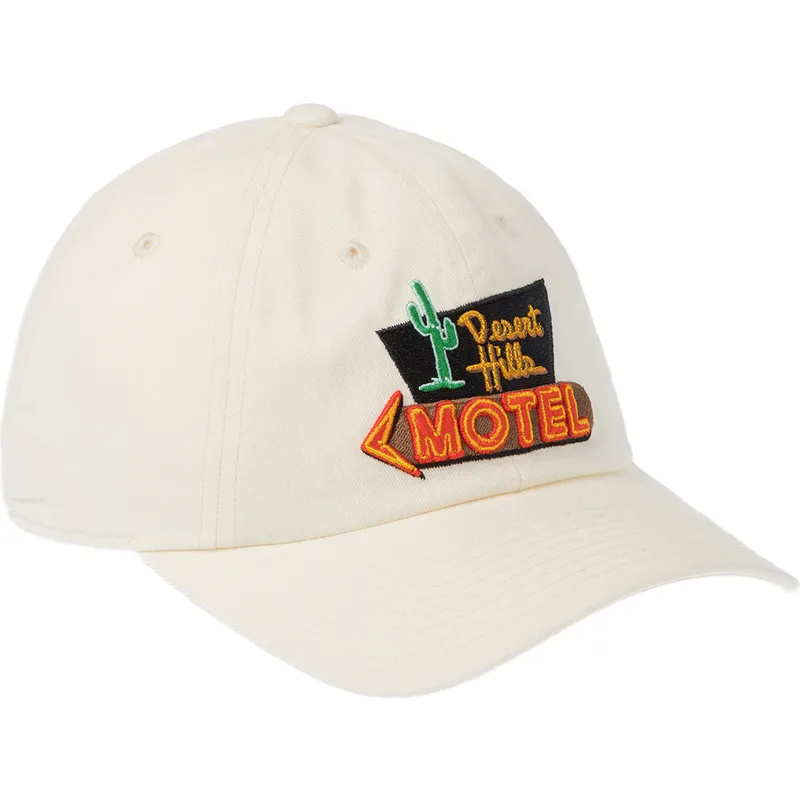 beige-gebogene-verstellbare-kappe-desert-hill-motel-ballpark-von-american-needle