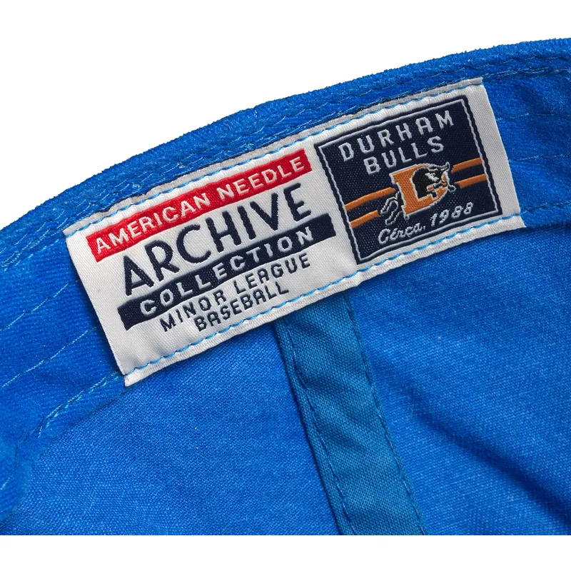 niebieska-regulowana-czapka-z-daszkiem-archive-durham-bulls-milb-american-needle