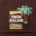 casquette-courbee-marron-ajustable-twin-palms-village-ballpark-american-needle