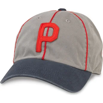 Cappellino curvo grigio regolabile Archive dei Portland Beavers MiLB di American Needle