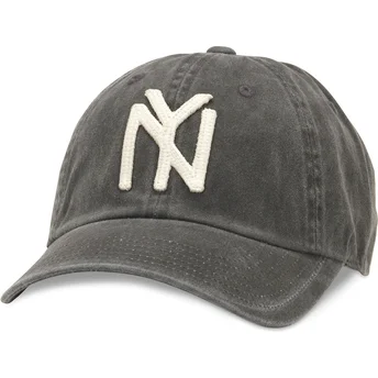 Șepci curbată negru bandă reglabilă Archive de New York Black Yankees MLB de American Needle