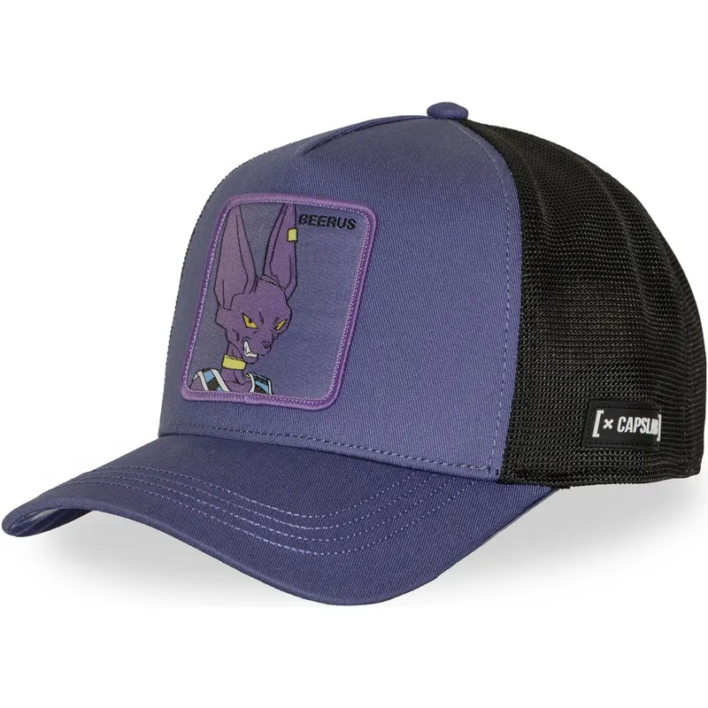 trucker-cap-violett-beerus-dbs8-beeb-dragon-ball-von-capslab