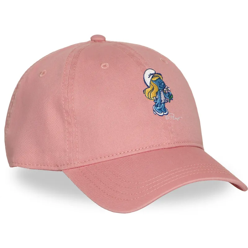 gorra-curva-rosa-ajustable-pitufina-smu2-fetb-los-pitufos-de-capslab