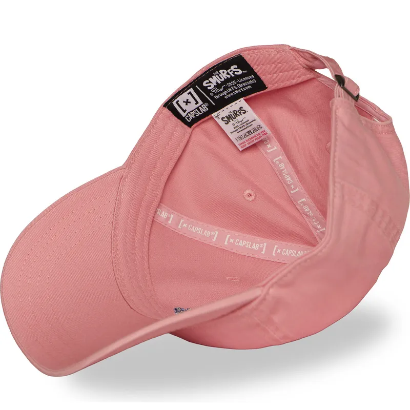 gorra-curva-rosa-ajustable-pitufina-smu2-fetb-los-pitufos-de-capslab