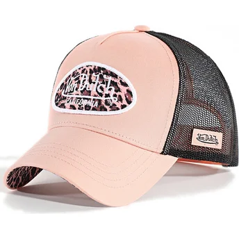 Cappellino trucker rosa e leopardato LOLE di Von Dutch