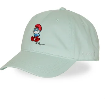 Grüne verstellbare Curved Cap Papá Pitufo SMU2 PAPB Die Schlümpfe von Capslab