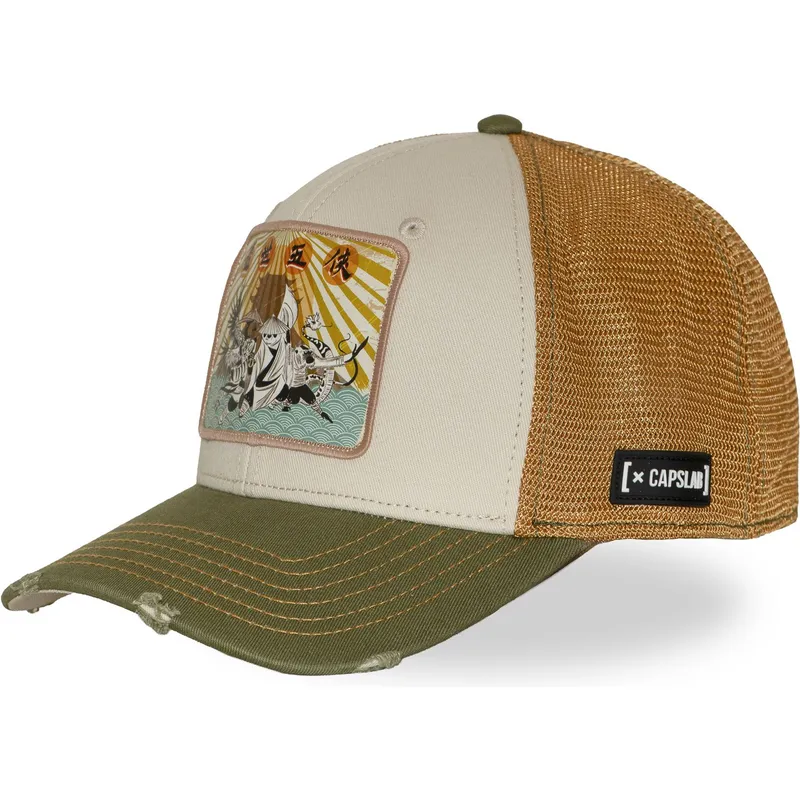 cappellino-trucker-beige-e-verde-kfp-dra-kung-fu-panda-di-capslab