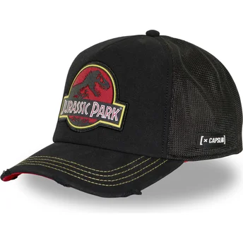 Czapka trucker czarna JUR1 LOGB Jurassic Park od Capslab