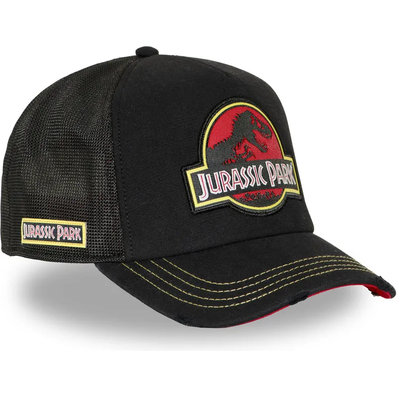 gorra-trucker-negra-jur1-logb-jurassic-park-de-capslab