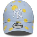 epci-curbata-albastru-reglabila-pentru-copii-9forty-summer-all-over-print-de-new-york-yankees-mlb-de-new-era