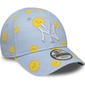 epci-curbata-albastru-reglabila-pentru-copii-9forty-summer-all-over-print-de-new-york-yankees-mlb-de-new-era