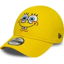 cappellino-con-visiera-curva-giallo-regolabile-per-bambino-9forty-face-di-spongebob-di-new-era