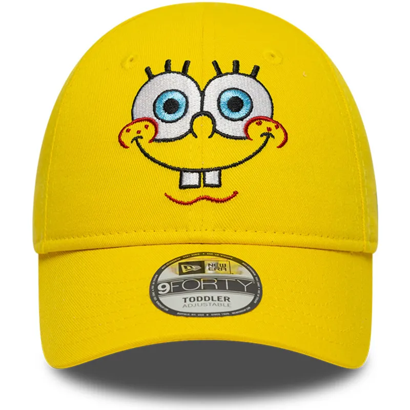 zolta-regulowana-czapka-z-daszkiem-dla-dzieci-9forty-face-spongebob-od-new-era