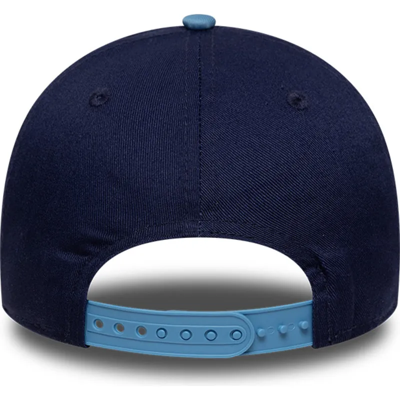 blaue-gebogene-snapback-kappe-fur-kinder-9forty-von-spongebob-von-new-era