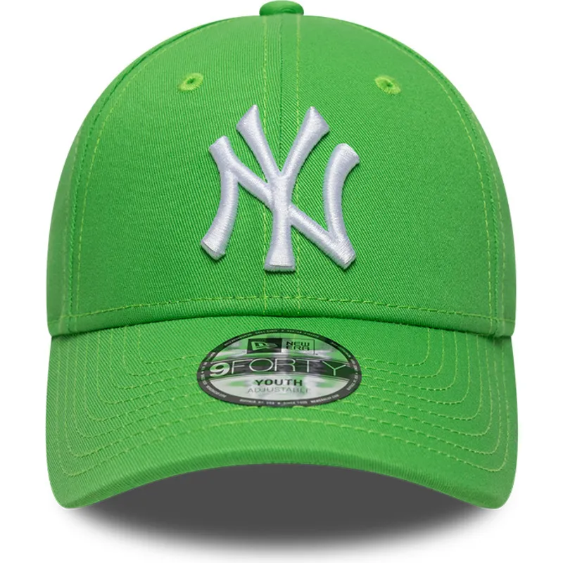 zielona-regulowana-czapka-z-daszkiem-dla-chlopca-9forty-essential-new-york-yankees-mlb-new-era