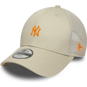 Șepci curbată bej reglabilă pentru copii 9FORTY Homefield de New York Yankees MLB de New Era