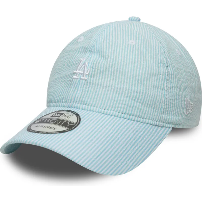 epci-curbata-albastru-reglabila-9twenty-seersucker-de-los-angeles-dodgers-mlb-de-new-era