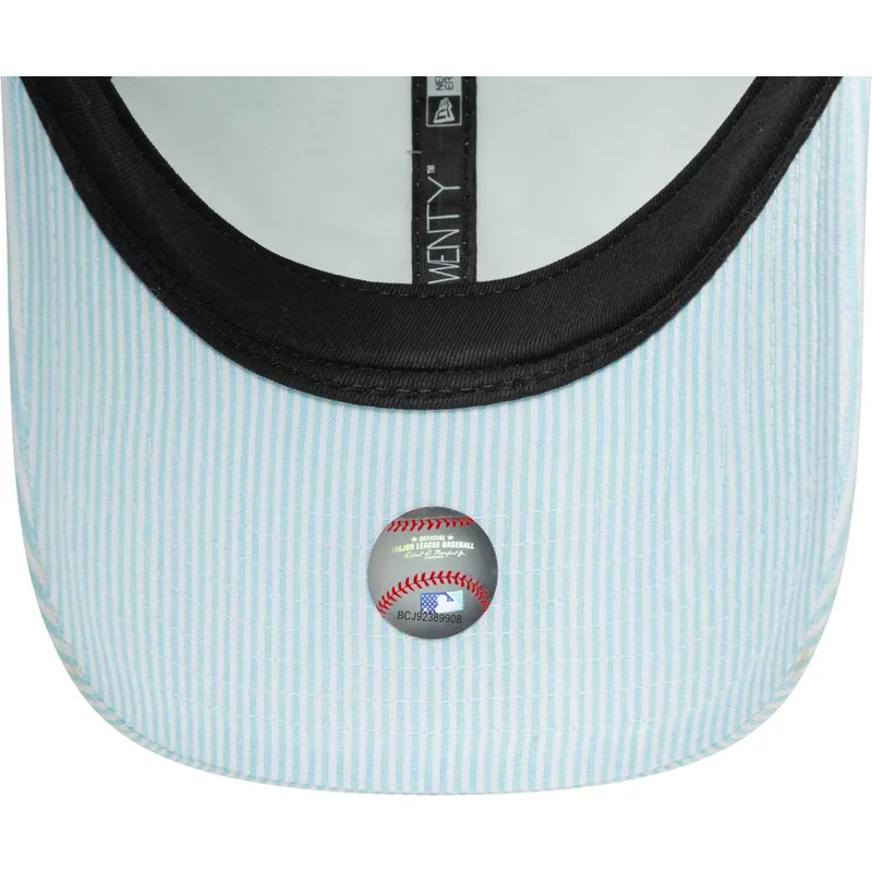 epci-curbata-albastru-reglabila-9twenty-seersucker-de-los-angeles-dodgers-mlb-de-new-era