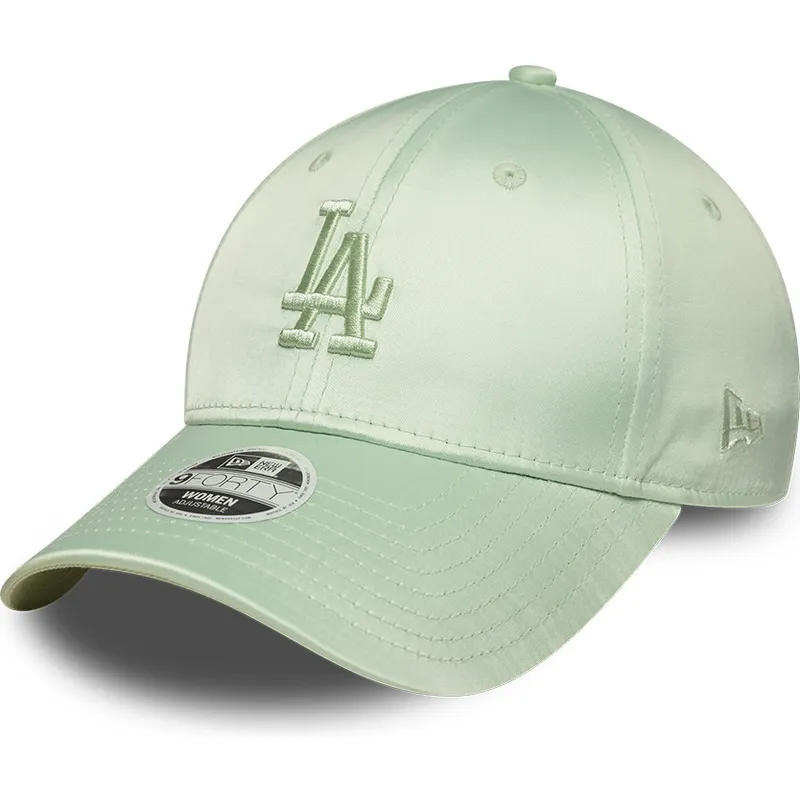 cap-curbata-green-adjustable-strap-9forty-bow-back-satin-de-los-angeles-dodgers-mlb-de-new-era cap-curbata-green-adjustable-strap-9forty-bow-back-satin-de-los-angeles-dodgers-mlb-de-new-era