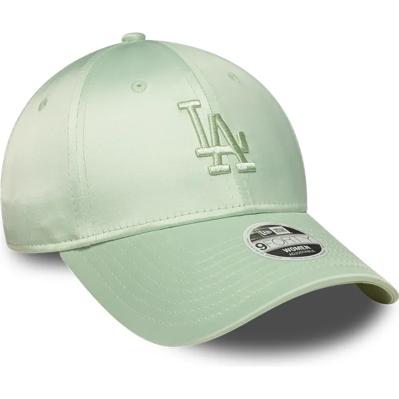 cap-curbata-green-adjustable-strap-9forty-bow-back-satin-de-los-angeles-dodgers-mlb-de-new-era cap-curbata-green-adjustable-strap-9forty-bow-back-satin-de-los-angeles-dodgers-mlb-de-new-era