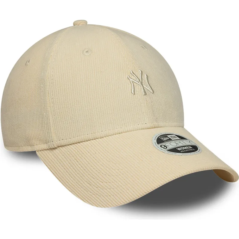 epci-curbata-bej-reglabila-9forty-mini-cord-de-new-york-yankees-mlb-de-new-era