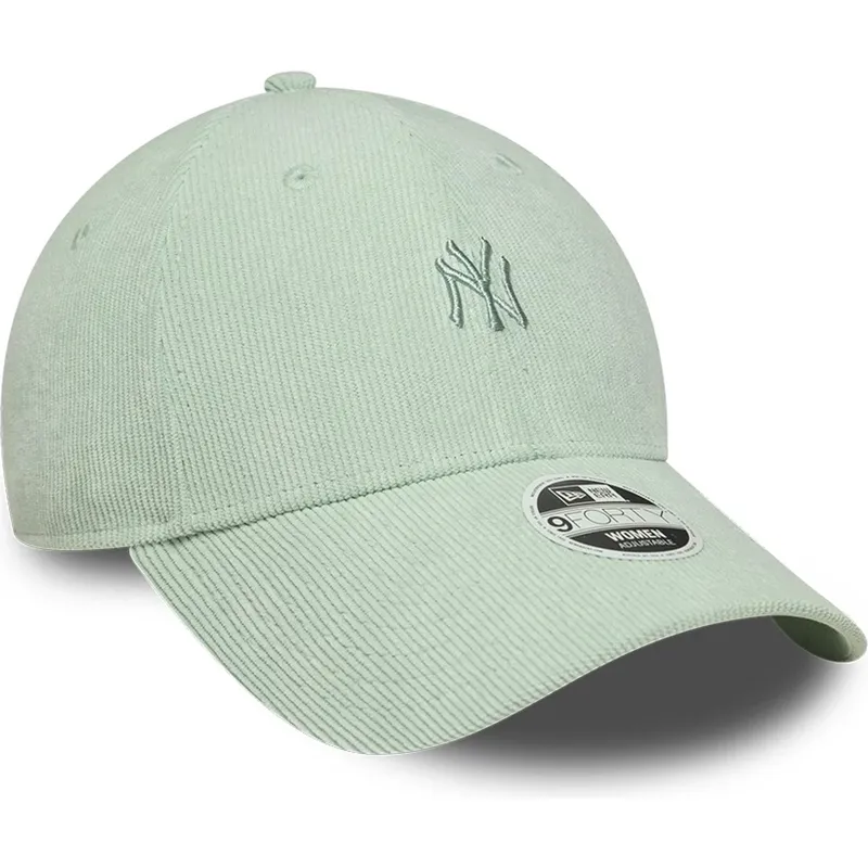 cap-curbata-green-adjustable-strap-9forty-mini-cord-de-new-york-yankees-mlb-de-new-era cap-curbata-green-adjustable-strap-9forty-mini-cord-de-new-york-yankees-mlb-de-new-era
