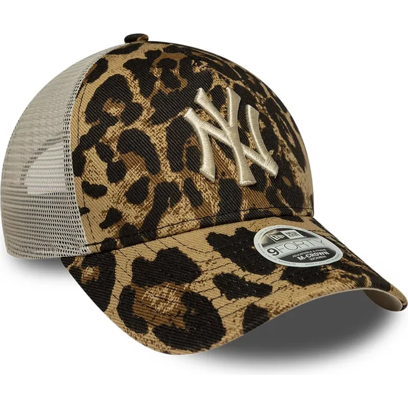 gorra-trucker-leopardo-para-mujer-9forty-m-crown-a-frame-leopard-de-new-york-yankees-mlb-de-new-era